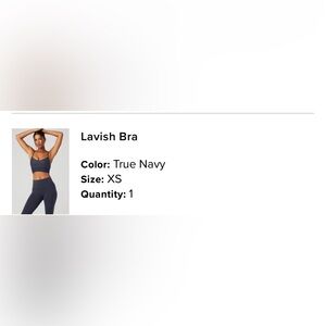 Alo Lavish Bra - true navy